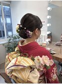 振袖着付とヘアメイク♪