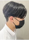 センターパートニュアンスパーマ韓国カルマパーマコンマヘア