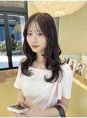 【snuw_ayano】レイヤーカット/ラベンダーブラウン/名古屋レイヤ