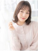 ★チェリーブラウンウェットヘア外ハネボブウルフ20代30代★1