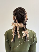 お呼ばれヘアや大切な日にヘアアレンジお任せください♪【鈴鹿/四日市/津/ヘアアレンジ/カチモリヘア】