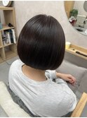 切りっぱなしボブ