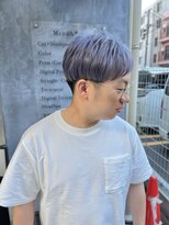 バジオットエイチ(BUZZIoT h)&nbsp;透明感ジェンダーレスなラベンダーアッシュマッシュ