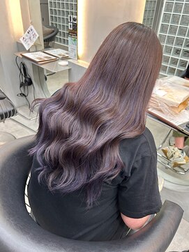 ロンドポレール 北千住(Lond polaire) ブリーチなし/髪質改善/大人ガーリー/ダークアッシュ/