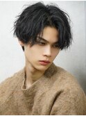 《BLEACHi》ソフトツイストスパイラルセンターパート×黒髪
