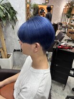 シールドヘアー 沖縄 新都心(C'LD Hair)&nbsp;ブルーカラー