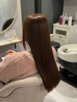 アオアクア 新越谷店(AO-AQUA)&nbsp;ナチュラルブラウン・縮毛矯正・艶カラー・髪質改善・大人上品