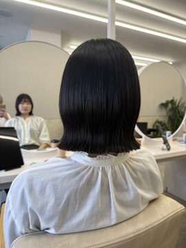 サンド 鹿児島中央(sand) 切りっぱなしボブ