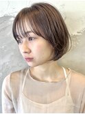 大人ボブ/こなれボブ/ビーチベージュ/ショート/ボブ