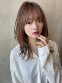 20代30代大人かわいいセミロングヘア★レイヤーカット