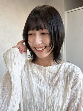イルウィ(irwi) 【miku/トレンド】透明感地毛風カラー/レイヤーボブ/門前仲町