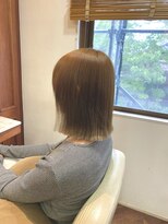 アリレイナ 逗子店(ARIREINA) 透け感ベージュの外ハネボブ