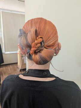 ニコ(nico.) chieri ヘアアレンジ リボン