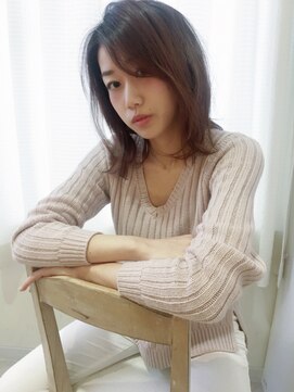 ジルバイジアン(JILL by GIEN) フリンジバング 無造作ミディ