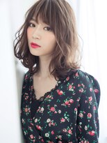 エイコーンズ ヘアー サロン(ACORNS Hair Salon)&nbsp;艶束レディーな品格Aライン×外ハネSカール立体感ウェーブ♪