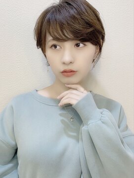 マリアバイアフロート(Maria by AFLOAT) 【shige】アッシュブラウンネオウルフ毛先パーマ外ハネボブ