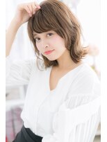 ミック ヘアアンドメイク アップ 駒込店(miq Hair&Make up) くびれカールで作る!外国人風女っぽウルフパーマ