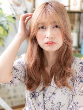 カバーヘア ブリス 戸田公園西口店(COVER HAIR bliss) 抜け感フェザーバング外国人風ストカールa戸田公園20代30代40代!