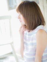 モッズ ヘア 福岡姪浜店(mod's hair)&nbsp;*mod's姪浜*…ツヤ髪ハイトーンカラー小顔前下がり大人ボブe