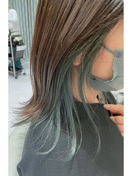 アメイジングヘアー 美沢店(AMAZING HAIR) ミディアム×イヤリングカラー