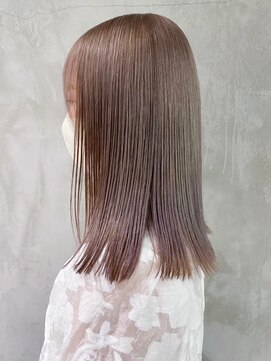 アイティーバイアルバム 下北沢店(IT by ALBUM) くすみベージュ_ショコラベージュボブルフベビーバング_ba352551