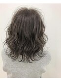 Moana【駒沢】#デジタルパーマ#アッシュベージュ#ミディアムボブ