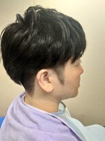ヘアーカットデザインサロン スマッシュ 田町店(Hair cut design salon Smash)&nbsp;オールツーブロックマッシュ ショート ビジネスマン 学生、黒髪