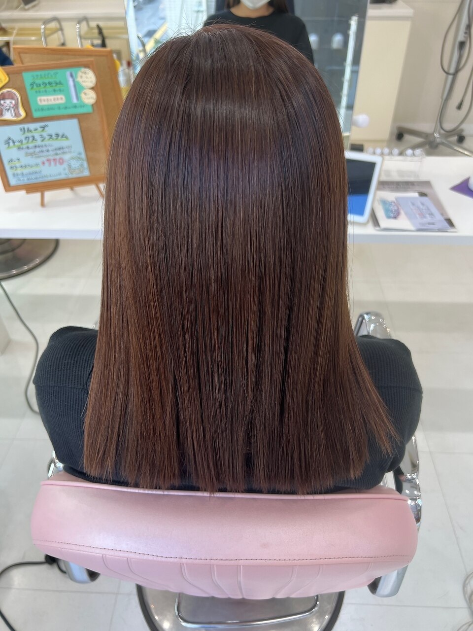 艶姿　髪 40代】髪質改善プレミアム「艶髪」カラー：L181148137｜ヘアー ソプラ