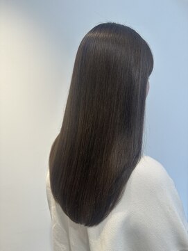 ヒビト 恵比寿 渋谷(HIBITO.) 髪質改善縮毛矯正 アッシュブラウン 髪質改善カラー