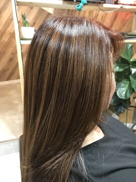 ピース(peace) 白髪ぼかしハイライトオンカラー