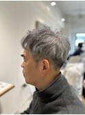 【soy-kufu】MEN'S HAIRアッシュブラックマッシュ