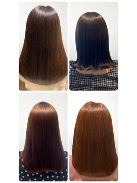 美容室フルール 20代30代40代髪質改善トリートメント艶感