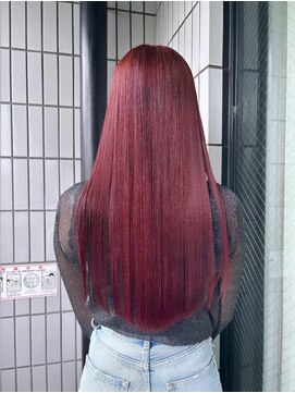 ザ オーダー(THE ORDER) 赤髪/ブリーチなしカラー/ワンカラー/ボルドーカラー/韓国ヘア