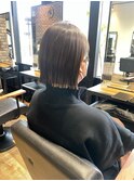 うる艶美髪 大人かわいい外ハネ切りっぱなしボブ