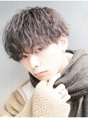 メンズカット/ラウンドマッシュ/波巻きパーマ/名古屋駅/栄駅