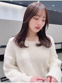 マロングレージュカラー*イルミナカラー*セミロング*レイヤー