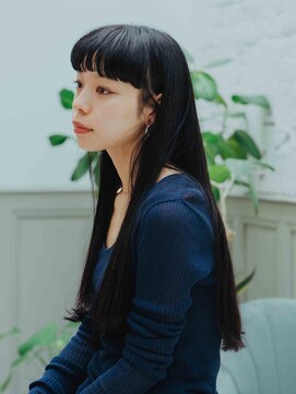 ゲート いわき(Gate) ワンレングス黒髪ロング