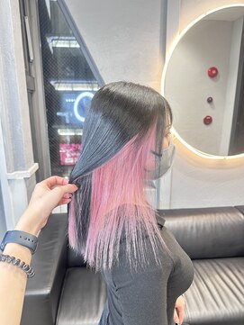 ジゼル(GiseL) ペールピンクインナーカラー