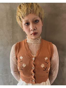 サンプラス(san+) 【柏原良亮】パンクデザインショート