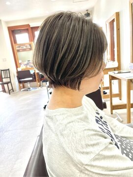 ラポール 柏店(RAPPOR) 束感ボブ/カーキグレージュ/20代30代40代