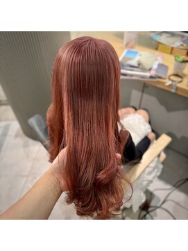 ミエルヘアーエスト 新宿店(mielhair est) ピンクベージュ♪♪♪デザインカラー