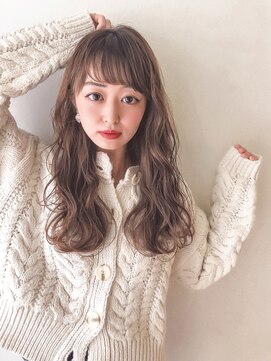 ジーナリア(Xena ria) 《袴田》セミロングレイヤー/ミルクティーベージュ