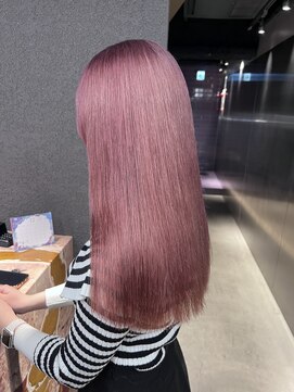 ペレ 栄店(PELE) ホワイトグレージュ/デジタルパーマ/チェリーブラウン/栄