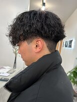 シャドウパーマメンズカットスパイラルパーマツイスパ波巻き