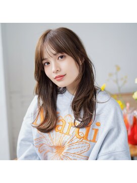 モンド ヘアクリエーション 西田店(monde hair creation) 【monde】チャコールグレージュ×韓国風ヘア