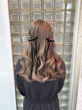 ヌープヘアーアイス(NUUP.hair ici) 20代30代◎結婚式トレンドリボンヘアセットで艶髪◎韓国アレンジ