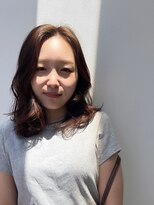 Folk Lore【フォークロア】己斐店 重たいボブもミルクティーベージュで柔らかく