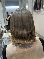 ウェーブ(WAVE)&nbsp;カッセルボブ/ミルクティーベージュ