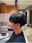 マッシュ×ニュアンスパーマ