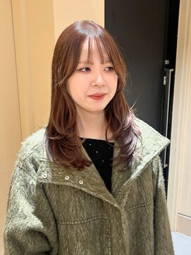 ヘアサロン ガリカ 表参道(hair salon Gallica) 大人可愛いロングレイヤー×マロンブラウン